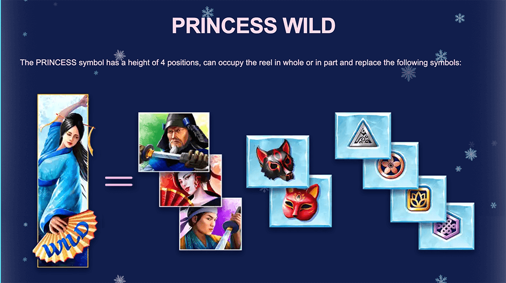 Расширяющийся символ Princess Wild